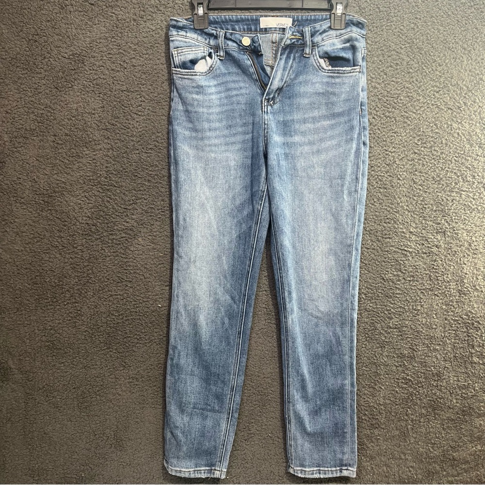 Vervet Denim Straight Leg Women's Casual Light Blue Jeans Pants Size 25‎